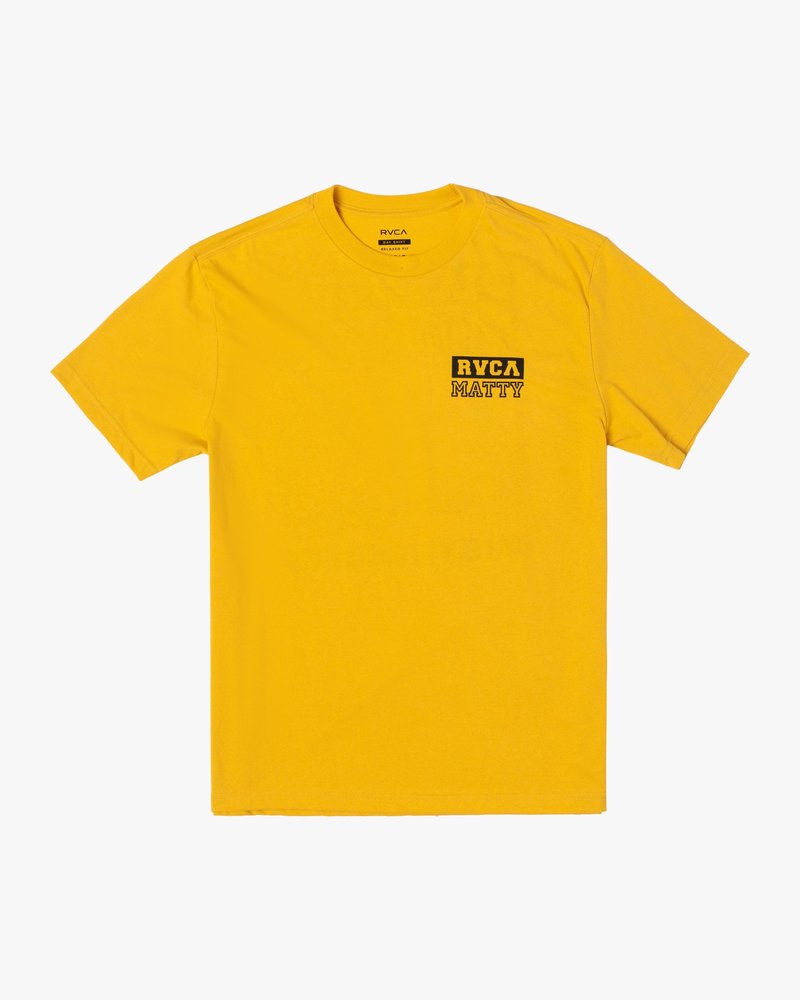 루카 남성 옐로우 반팔 티셔츠 (VB31ST024GOL)