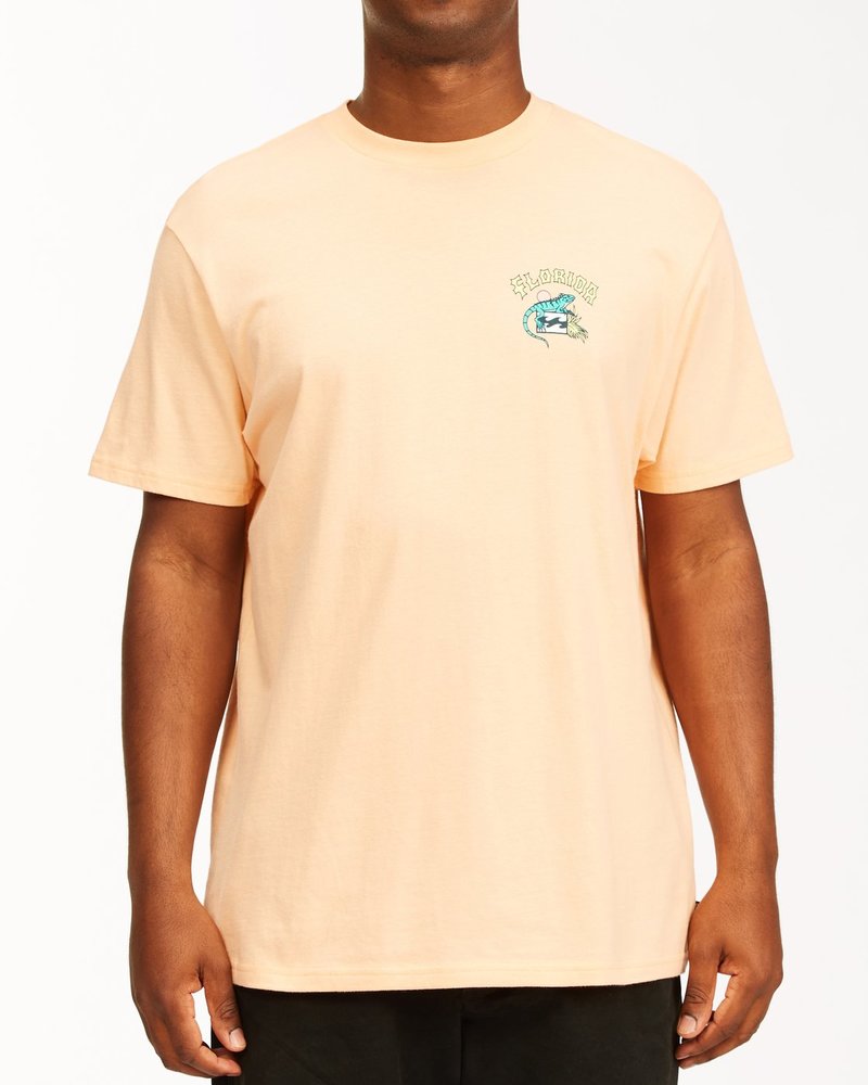 빌라봉 남성 라이트 오렌지 반팔 티셔츠 (AB21ST080LPC)