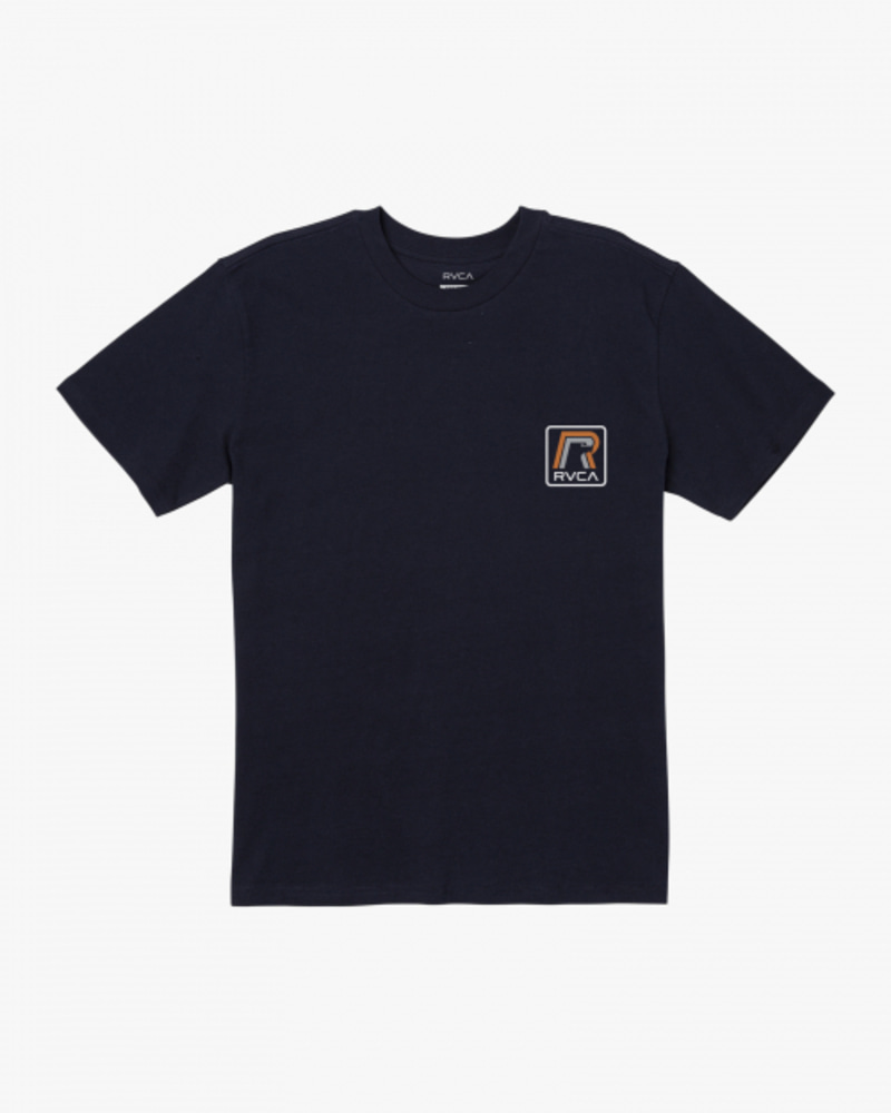 루카 남성 블랙 반팔 티셔츠 (VA21ST056MYV)