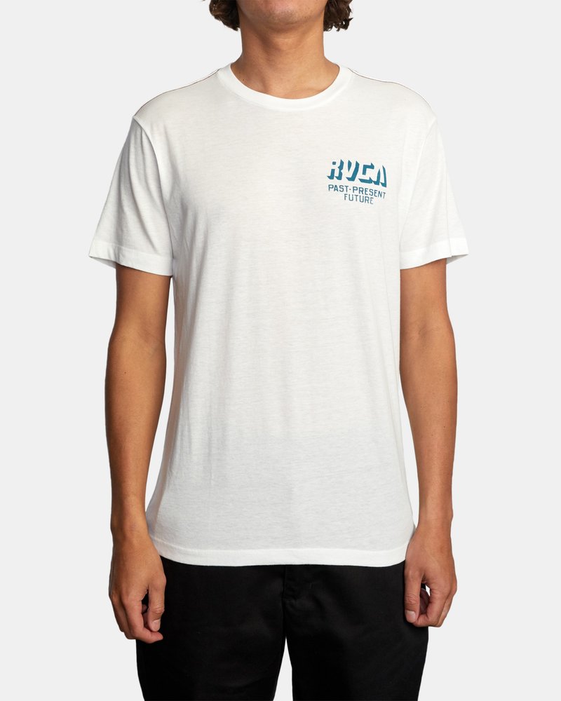 루카 남성 아이보리 반팔 티셔츠 (VC11ST061ANW)