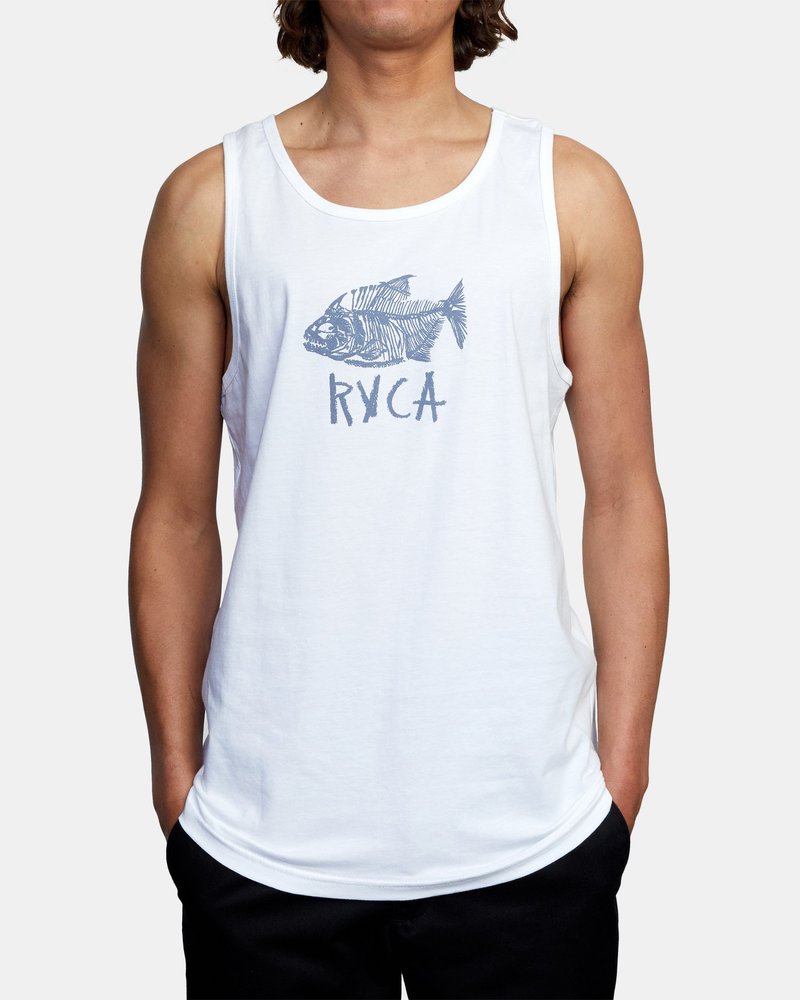 루카 남성 화이트 민소매  티셔츠 (VC11SL054WHT)