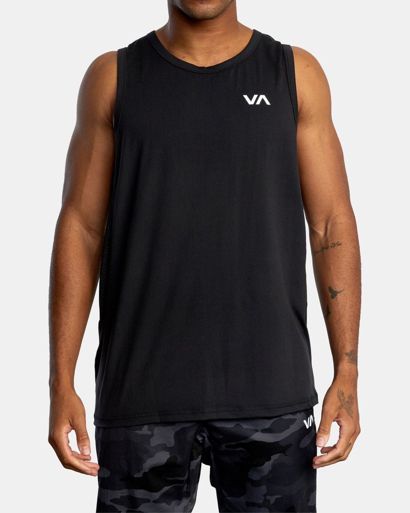 루카 남성 블랙 민소매  티셔츠 (VC11SL509BLK)