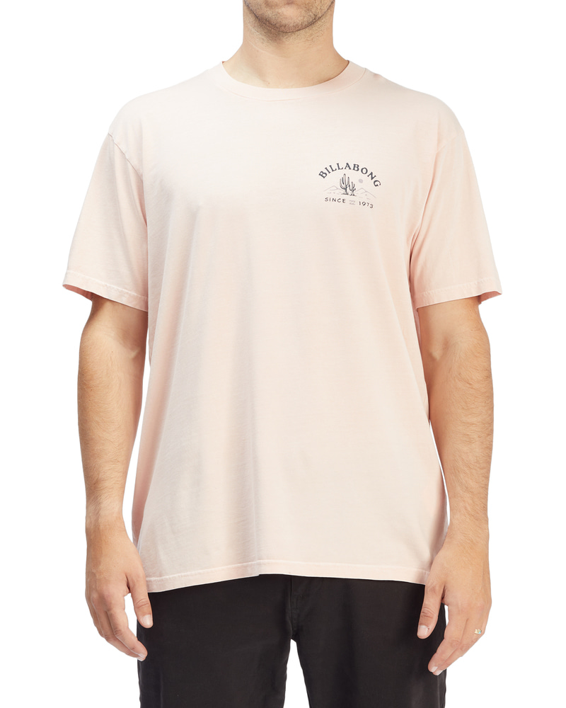 빌라봉 남성 핑크 반팔 티셔츠 (AC21ST213DTP)